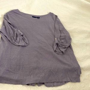 Lavender linen tunic